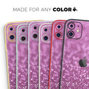 Pink Unfocused Glimmer - Protective Skin Wrap & Decal – Compatible with iPhone SE to iPhone 17 Pro Max (All Models)