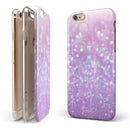 Pink Unfocused Orbs of Light iPhone 6/6s or 6/6s Plus 2-Piece Hybrid INK-Fuzed Case