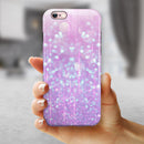 Pink Unfocused Orbs of Light iPhone 6/6s or 6/6s Plus 2-Piece Hybrid INK-Fuzed Case