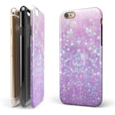 Pink Unfocused Orbs of Light iPhone 6/6s or 6/6s Plus 2-Piece Hybrid INK-Fuzed Case