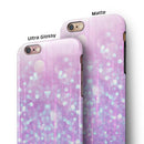 Pink Unfocused Orbs of Light iPhone 6/6s or 6/6s Plus 2-Piece Hybrid INK-Fuzed Case