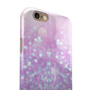 Pink Unfocused Orbs of Light iPhone 6/6s or 6/6s Plus 2-Piece Hybrid INK-Fuzed Case