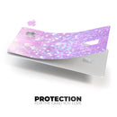 Pink Unfocused Orbs of Light  - Premium Protective Decal Skin-Kit for the Apple Credit Card