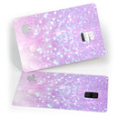 Pink Unfocused Orbs of Light  - Premium Protective Decal Skin-Kit for the Apple Credit Card