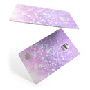 Pink Unfocused Orbs of Light  - Premium Protective Decal Skin-Kit for the Apple Credit Card