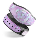 Pink Unfocused Orbs of Light  - Decal Skin Wrap Kit for the Disney Magic Band