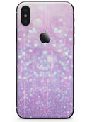 Pink Unfocused Orbs of Light  - iPhone X Skin-Kit