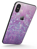 Pink Unfocused Orbs of Light  - iPhone X Skin-Kit