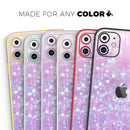 Pink Unfocused Orbs of Light  - Protective Skin Wrap & Decal – Compatible with iPhone SE to iPhone 17 Pro Max (All Models)