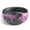 Pink V3 and Gray Digital Camouflage - Decal Skin Wrap Kit for the Disney Magic Band