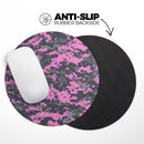 Pink V3 and Gray Digital Camouflage// WaterProof Rubber Foam Backed Anti-Slip Mouse Pad for Home Work Office or Gaming Computer Desk