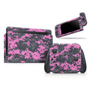 Pink V3 and Gray Digital Camouflage // Skin Decal Wrap Kit for Nintendo Switch Console & Dock, Joy-Cons, Pro Controller, Lite, 3DS XL, 2DS XL, DSi, or Wii - Vinyl Skin Wrap for Nintendo Switch 2, OLED, Lite, Pro Controller, Wii & Classic Handhelds
