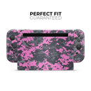 Pink V3 and Gray Digital Camouflage // Skin Decal Wrap Kit for Nintendo Switch Console & Dock, Joy-Cons, Pro Controller, Lite, 3DS XL, 2DS XL, DSi, or Wii - Vinyl Skin Wrap for Nintendo Switch 2, OLED, Lite, Pro Controller, Wii & Classic Handhelds