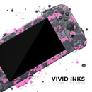 Pink V3 and Gray Digital Camouflage // Skin Decal Wrap Kit for Nintendo Switch Console & Dock, Joy-Cons, Pro Controller, Lite, 3DS XL, 2DS XL, DSi, or Wii - Vinyl Skin Wrap for Nintendo Switch 2, OLED, Lite, Pro Controller, Wii & Classic Handhelds