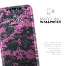 Pink V3 and Gray Digital Camouflage - Protective Skin Wrap & Decal – Compatible with iPhone SE to iPhone 17 Pro Max (All Models)