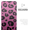 Pink Vector Cheetah Print - Premium Vinyl Skin Decal for Samsung Galaxy S25 Ultra, S24, S23, S22 & All Galaxy S Models