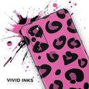 Pink Vector Cheetah Print - Premium Vinyl Skin Decal for Samsung Galaxy S25 Ultra, S24, S23, S22 & All Galaxy S Models