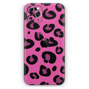 Pink Vector Cheetah Print - Protective Skin Wrap & Decal – Compatible with iPhone SE to iPhone 17 Pro Max (All Models)