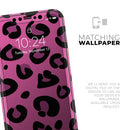 Pink Vector Cheetah Print - Protective Skin Wrap & Decal – Compatible with iPhone SE to iPhone 17 Pro Max (All Models)