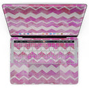 MacBook Pro with Touch Bar Skin Kit - Pink_Water_Color_with_White_Chevron-MacBook_13_Touch_V4.jpg?