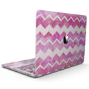 MacBook Pro with Touch Bar Skin Kit - Pink_Water_Color_with_White_Chevron-MacBook_13_Touch_V9.jpg?