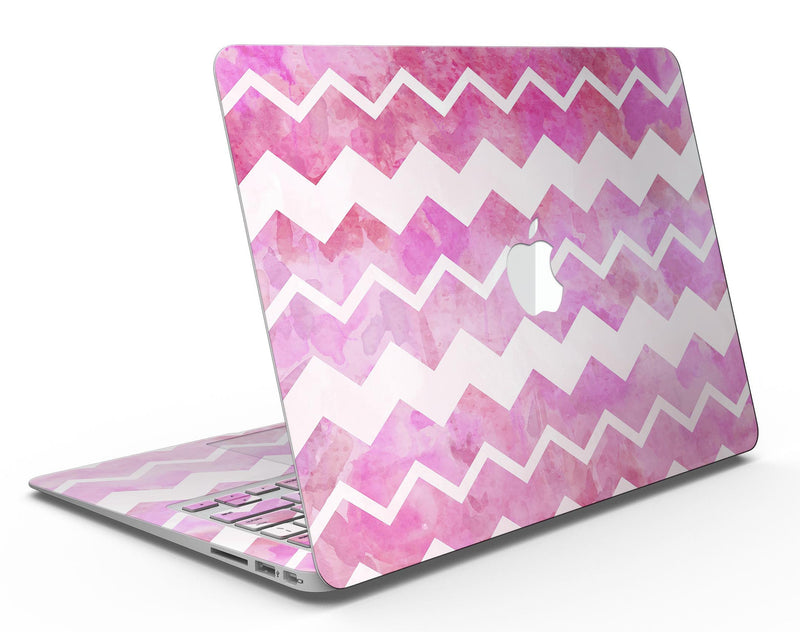 Pink_Water_Color_with_White_Chevron_-_13_MacBook_Air_-_V1.jpg