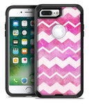 Pink Water Color with White Chevron - iPhone 7 Plus/8 Plus OtterBox Case & Skin Kits