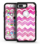 Pink Water Color with White Chevron - iPhone 7 Plus/8 Plus OtterBox Case & Skin Kits