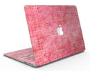 Pink Watercolor Cross Hatch - MacBook Air Skin Kit