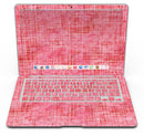 Pink Watercolor Cross Hatch - MacBook Air Skin Kit