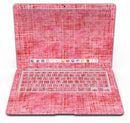 Pink Watercolor Cross Hatch - MacBook Air Skin Kit