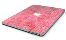 Pink Watercolor Cross Hatch - MacBook Air Skin Kit