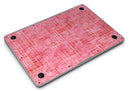 Pink Watercolor Cross Hatch - MacBook Air Skin Kit