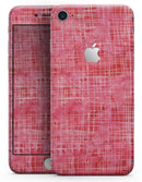 Pink Watercolor Cross Hatch - Skin-kit for the iPhone 8 or 8 Plus