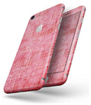 Pink Watercolor Cross Hatch - Skin-kit for the iPhone 8 or 8 Plus
