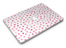 Pink Watercolor Dots over White - MacBook Air Skin Kit
