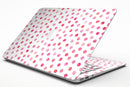 Pink Watercolor Dots over White - MacBook Air Skin Kit