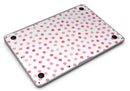 Pink Watercolor Dots over White - MacBook Air Skin Kit
