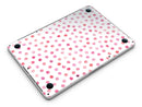 Pink Watercolor Dots over White - MacBook Pro with Retina Display Full-Coverage Skin Kit
