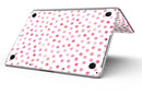 Pink Watercolor Dots over White - MacBook Pro with Retina Display Full-Coverage Skin Kit