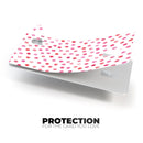 Pink Watercolor Dots over White - Premium Protective Decal Skin-Kit for the Apple Credit Card