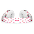 Pink Watercolor Dots over White Full-Body Skin Kit for the Beats by Dre Solo 3 Wireless Headphones