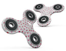 Pink Watercolor Dots over White Full-Body Fidget Spinner Skin-Kit