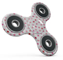 Pink Watercolor Dots over White Full-Body Fidget Spinner Skin-Kit