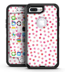 Pink Watercolor Dots over White - iPhone 7 Plus/8 Plus OtterBox Case & Skin Kits