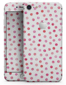 Pink Watercolor Dots over White - Skin-kit for the iPhone 8 or 8 Plus