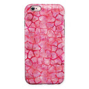 Pink Watercolor Giraffe Pattern iPhone 6/6s or 6/6s Plus 2-Piece Hybrid INK-Fuzed Case