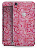 Pink Watercolor Giraffe Pattern - Skin-kit for the iPhone 8 or 8 Plus