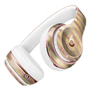 Pink Watercolor Grunge with Gold Stripes Full-Body Skin Kit for the Beats by Dre Solo 3 Wireless Headphones