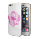 Pink Watercolor Hawaiian Flower iPhone 6/6s or 6/6s Plus 2-Piece Hybrid INK-Fuzed Case